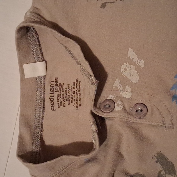 Single item: Petit Lem Tan & Blue Clothing - Picture 2 of 9